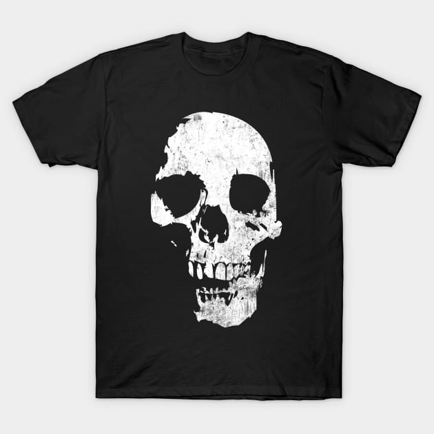 Grunge Skull T-Shirt by YiannisTees